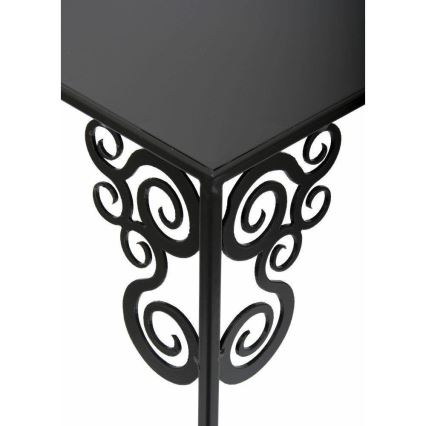 Virágállvány 60x24 cm fekete