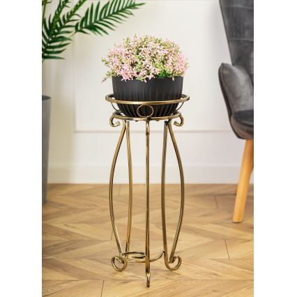 Virágállvány 62x28 cm arany