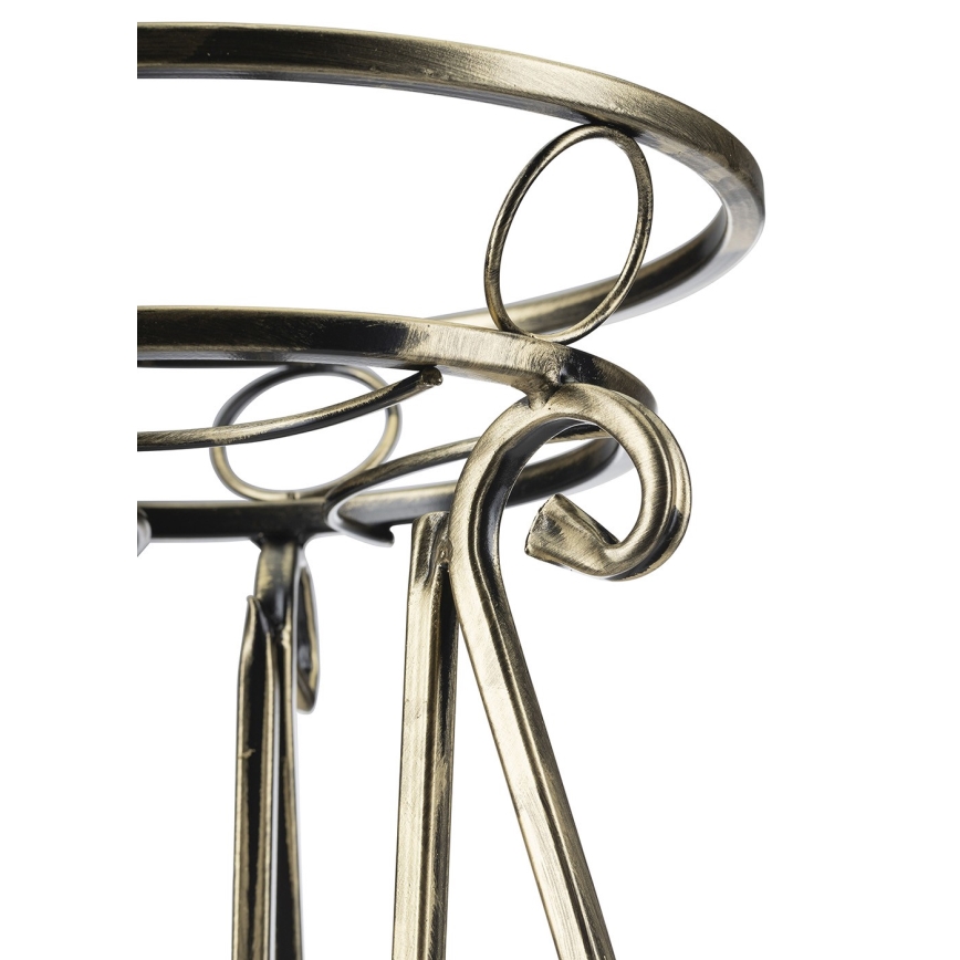 Virágállvány 62x28 cm arany