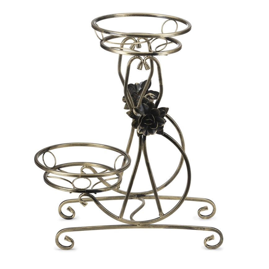 Virágállvány 64x54 cm arany