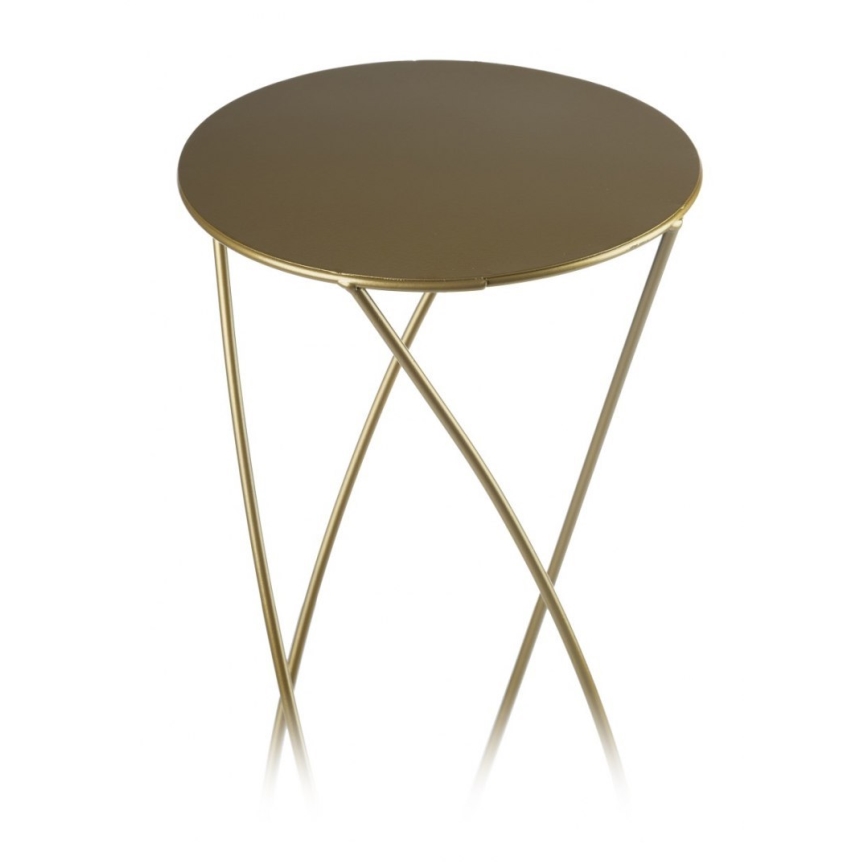 Virágállvány 70x22,5 cm arany színben