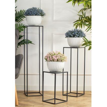 Virágállvány 70x24 cm antracit