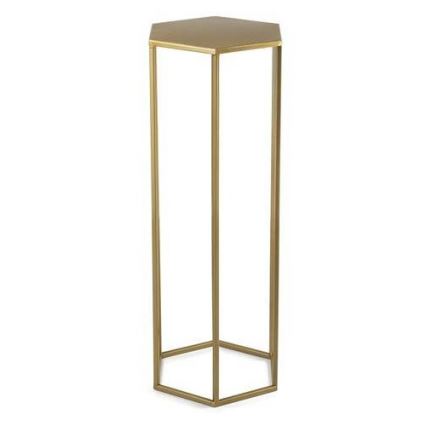 Virágállvány 70x24 cm arany színben