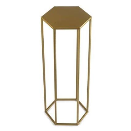 Virágállvány 70x24 cm arany színben