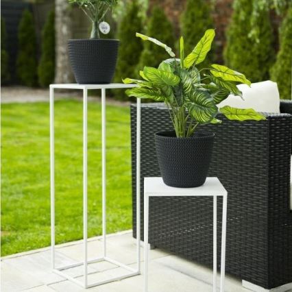 Virágállvány 70x24 cm fehér