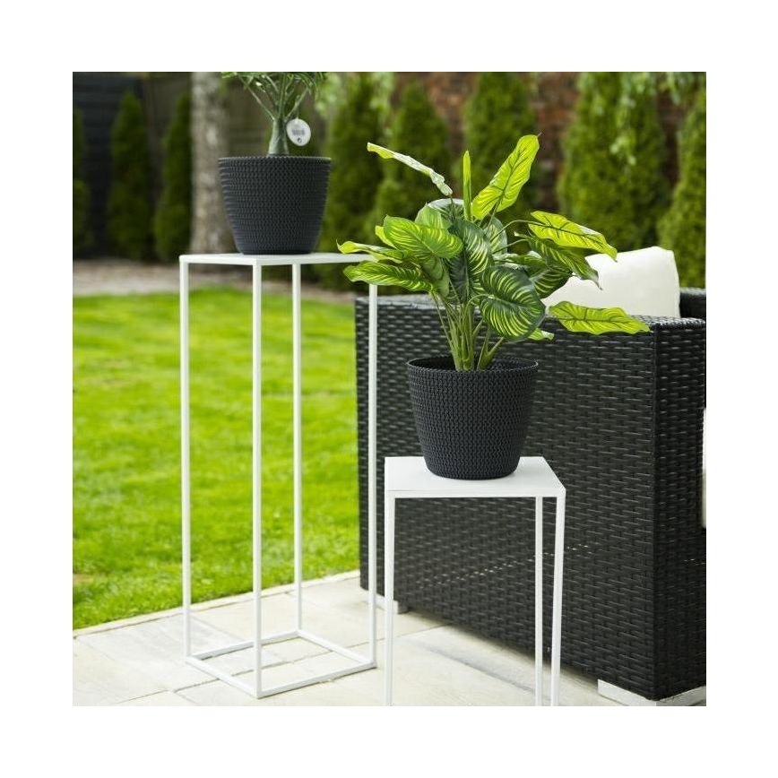 Virágállvány 70x24 cm fehér