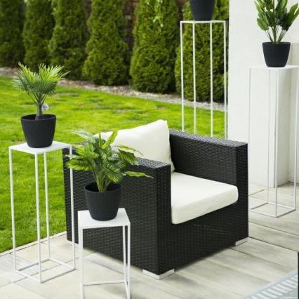 Virágállvány 70x24 cm fehér