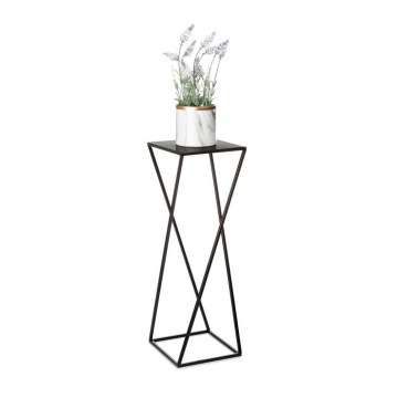 Virágállvány 70x24 cm fekete