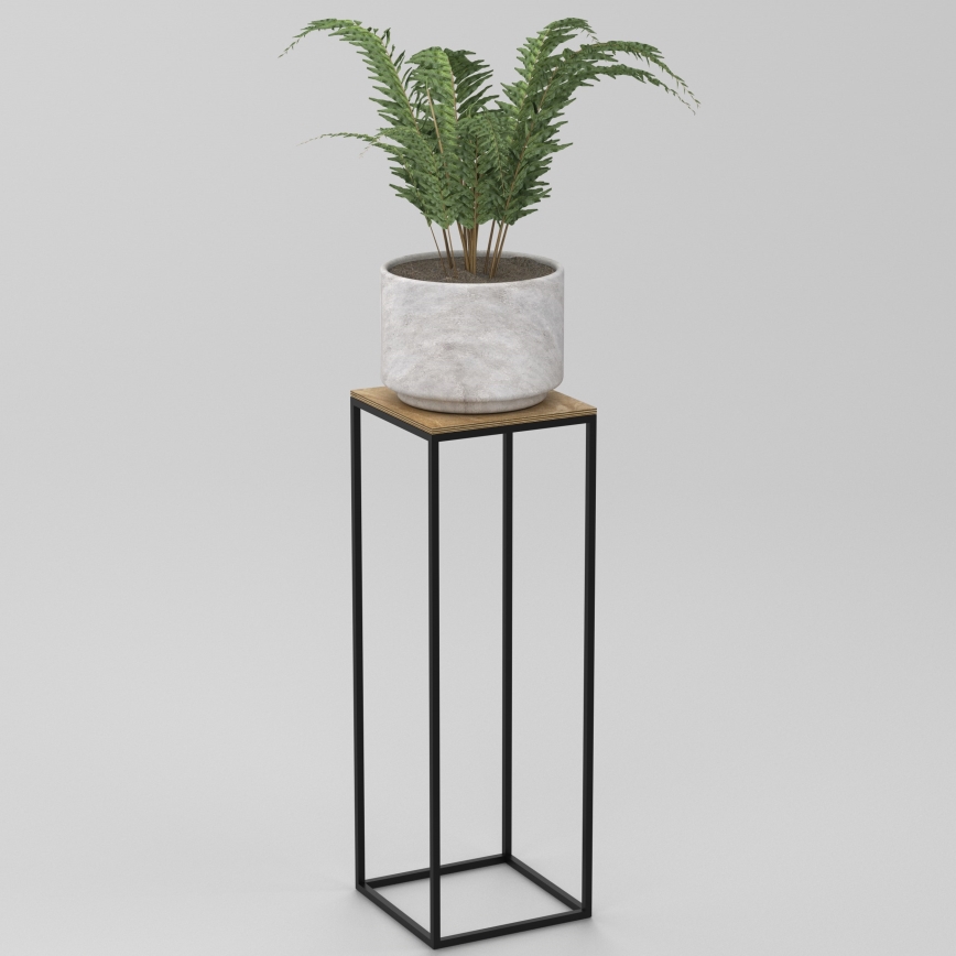 Virágállvány 70x24 cm fekete