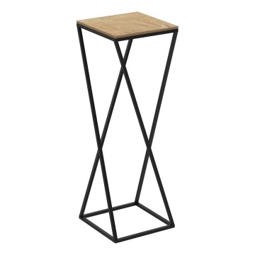 Virágállvány 70x24 cm fekete