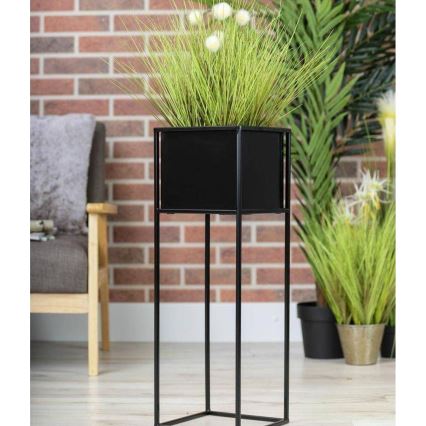 Virágállvány 70x24 cm fekete