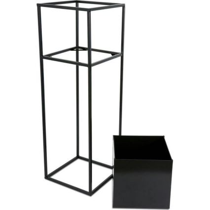 Virágállvány 70x24 cm fekete