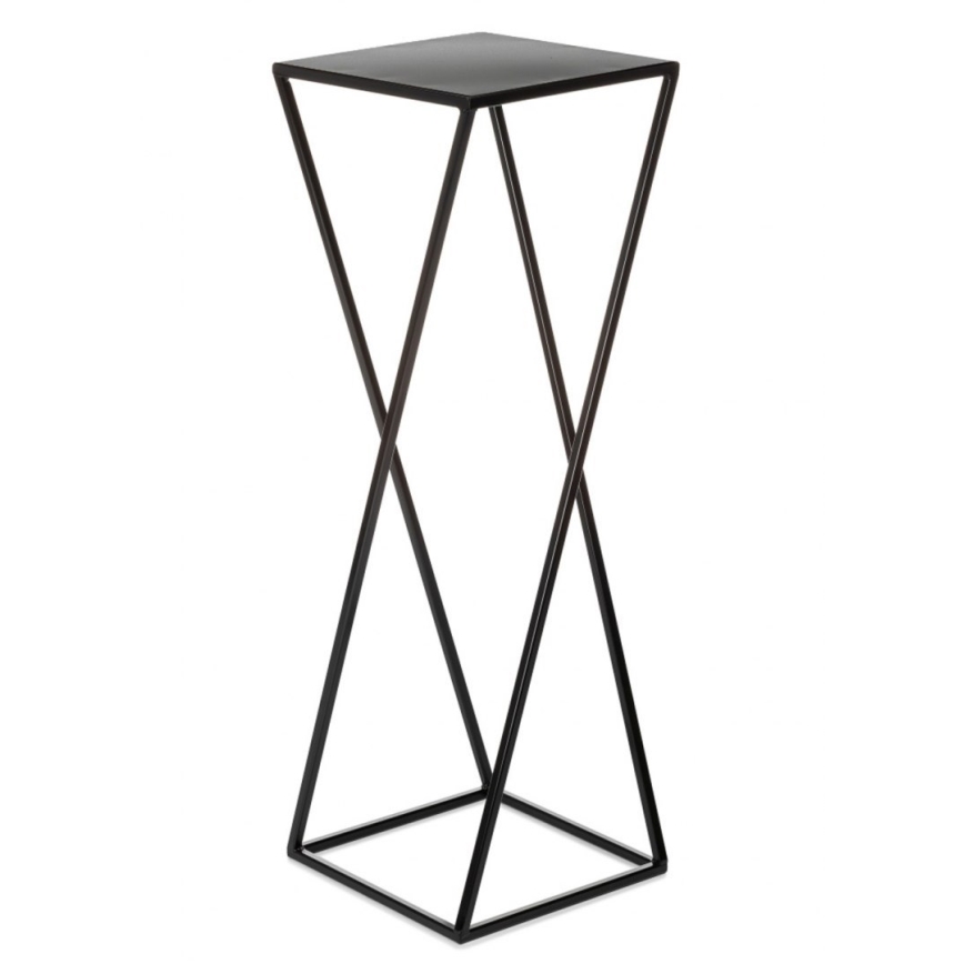 Virágállvány 70x24 cm fekete