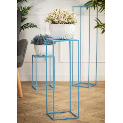 Virágállvány 70x24 cm kék