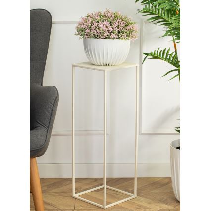 Virágállvány 70x24 cm krémes