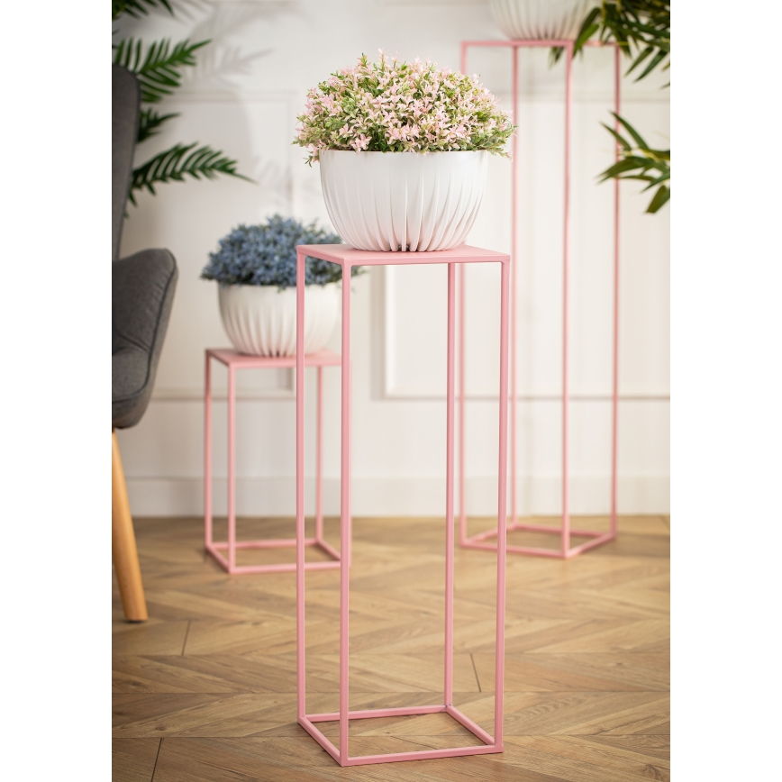 Virágállvány 70x24 cm rózsaszín