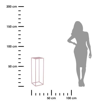 Virágállvány 70x24 cm rózsaszín