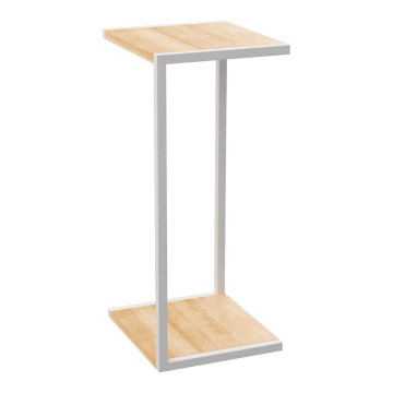 Virágállvány 70x30x34 cm fehér