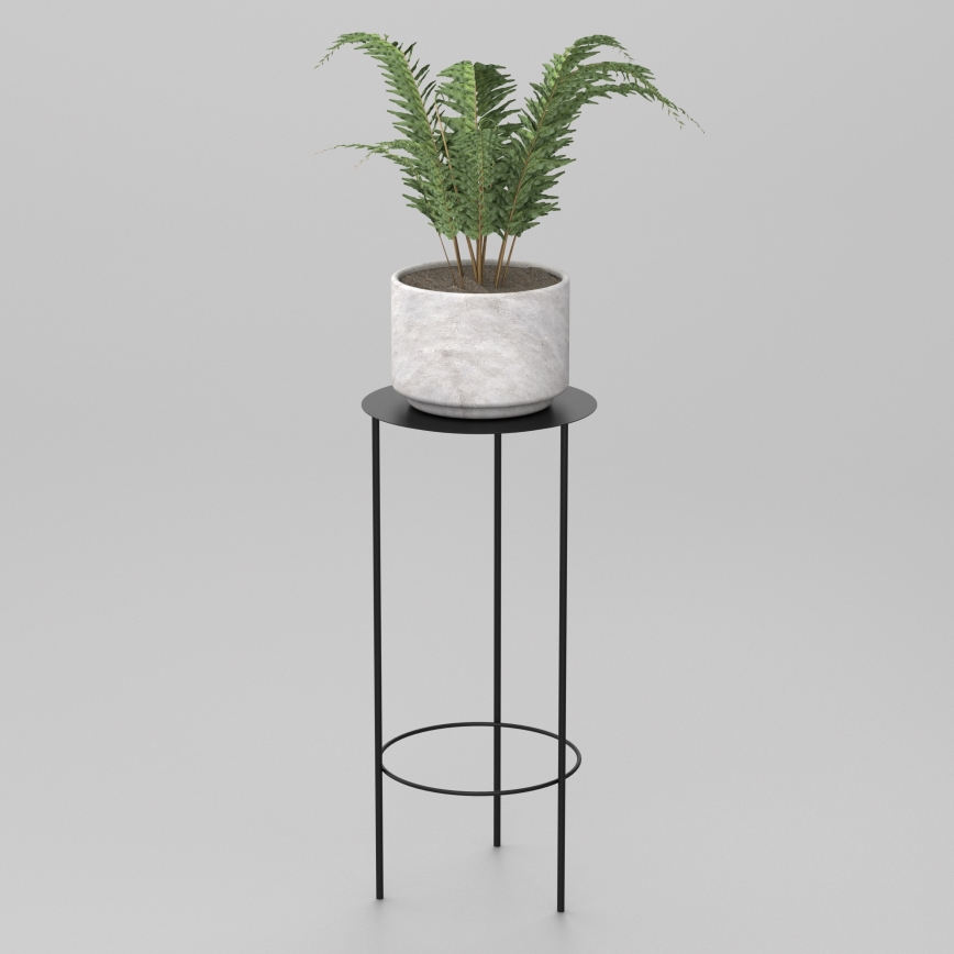 Virágállvány 70x32 cm fekete