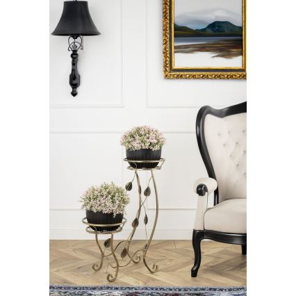 Virágállvány 70x50 cm arany