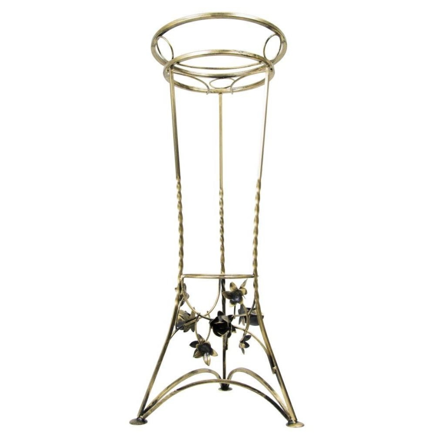 Virágállvány 72x28 cm arany