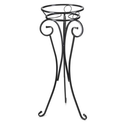 Virágállvány 74x34 cm fekete