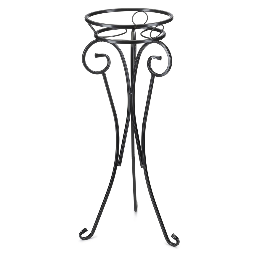 Virágállvány 74x34 cm fekete