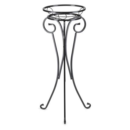 Virágállvány 74x34 cm fekete