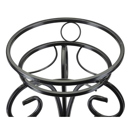 Virágállvány 74x34 cm fekete