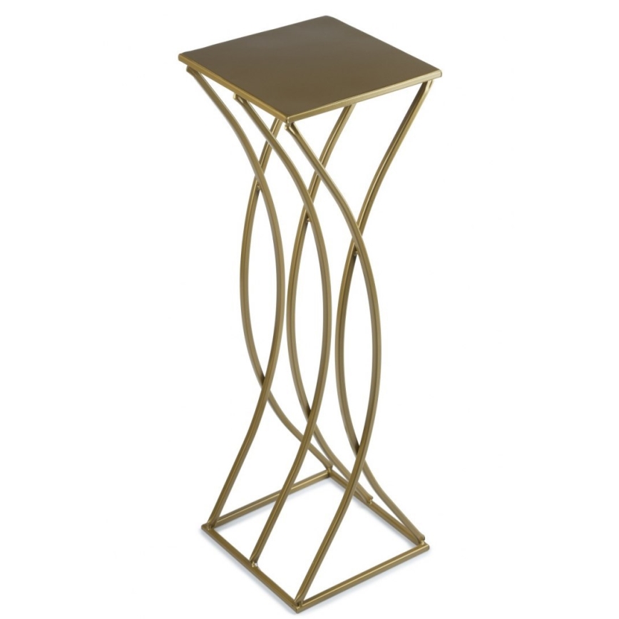 Virágállvány 75x23 cm arany színben