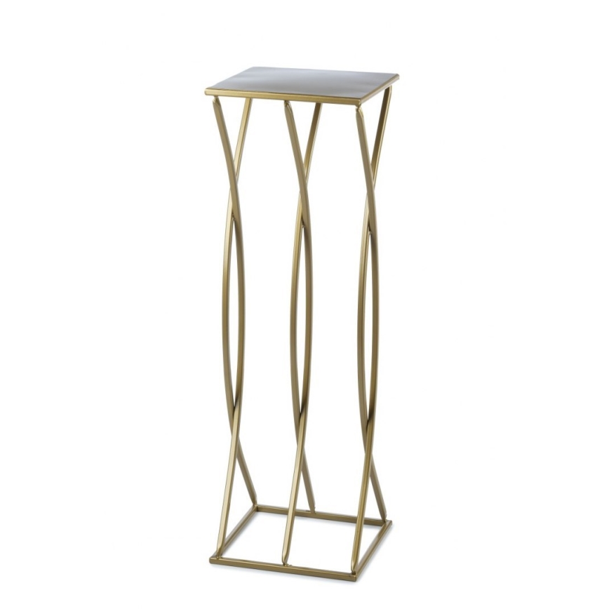 Virágállvány 75x23 cm arany színben