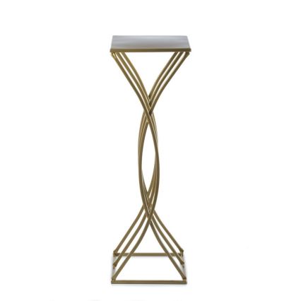 Virágállvány 75x23 cm arany színben