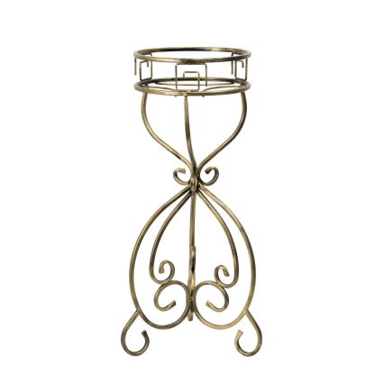 Virágállvány 76x32 cm arany