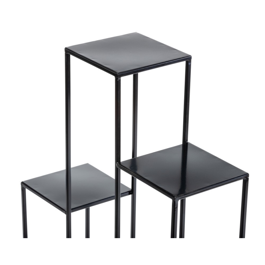 Virágállvány 80x60 cm fekete