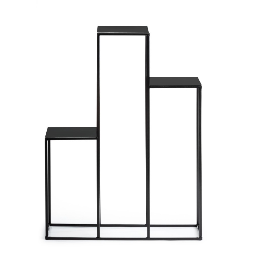 Virágállvány 80x60 cm fekete