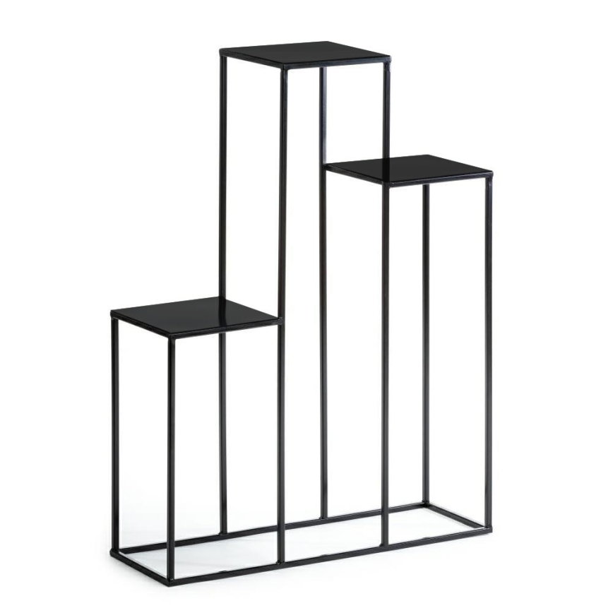 Virágállvány 80x60 cm fekete