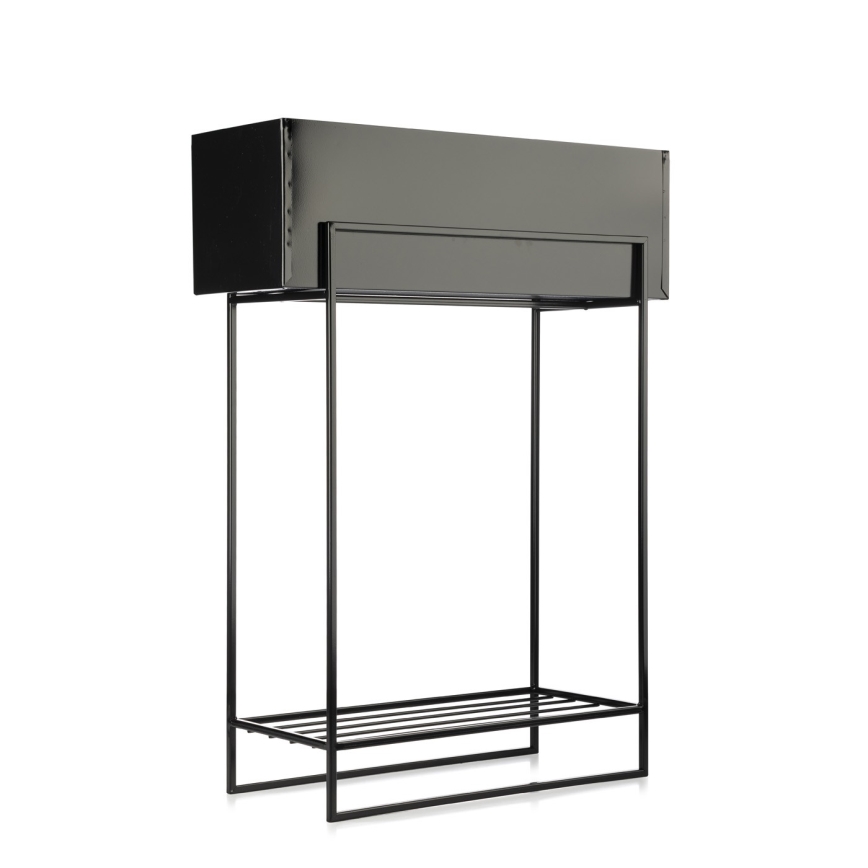 Virágállvány 82x60 cm fekete