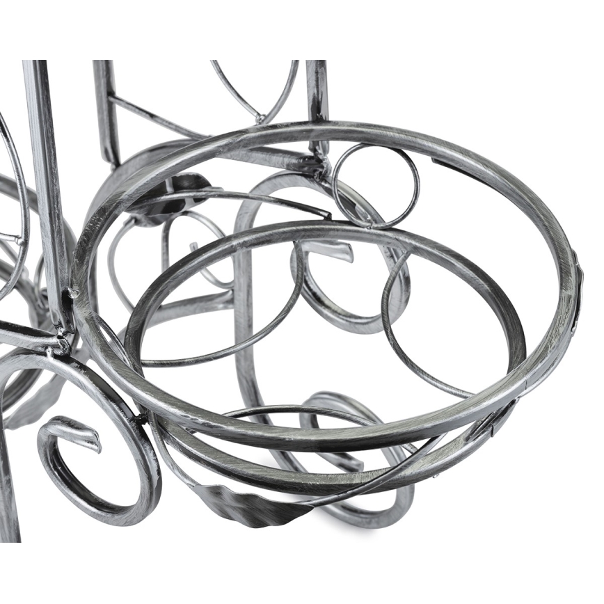 Virágállvány 88x65 cm ezüst