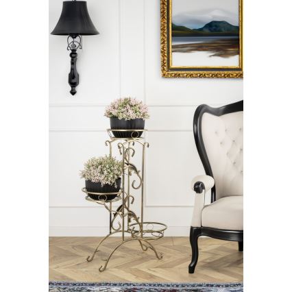 Virágállvány 90x65 cm arany