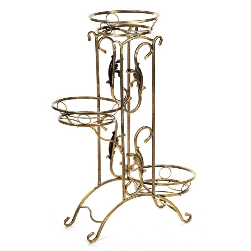 Virágállvány 90x65 cm arany