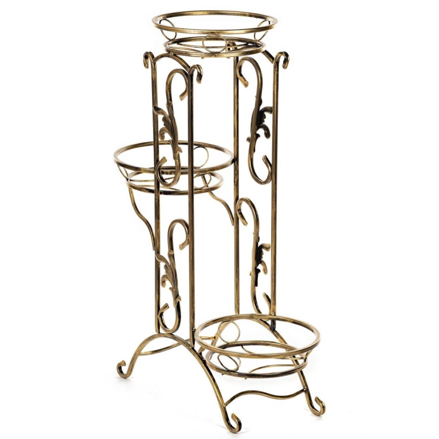 Virágállvány 90x65 cm arany