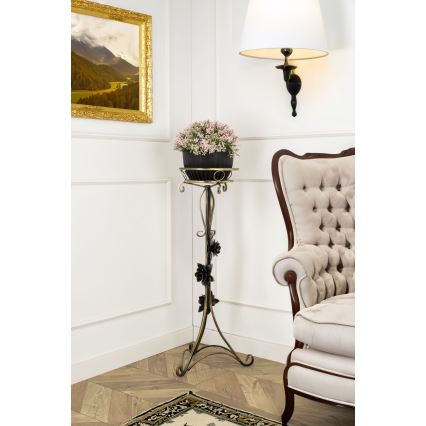 Virágállvány 95x38 cm arany