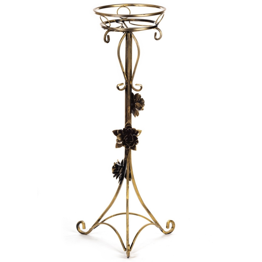 Virágállvány 95x38 cm arany