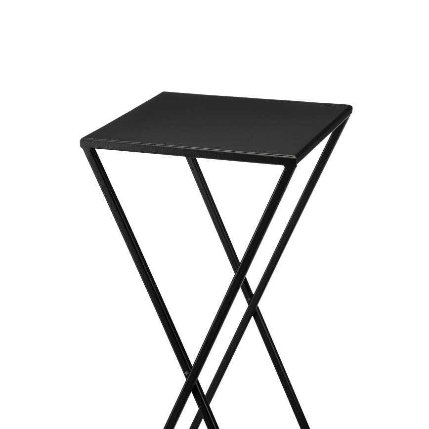 Virágállvány 95x78 cm fekete