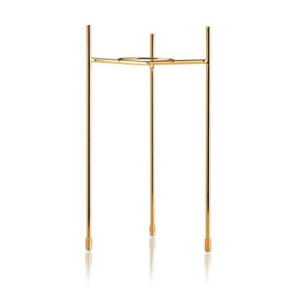 Virágállvány NILA 32,5x13 cm fehér/arany