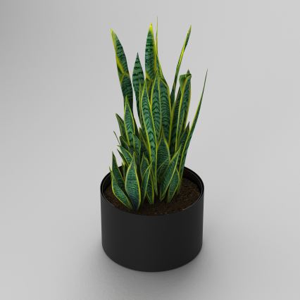 Virágcserép 11x17 cm fekete