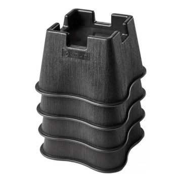 Vitility - 4 darabos, 7 cm-es ágyemelő, fekete
