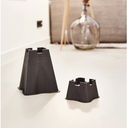 Vitility - 4 darabos, 7 cm-es ágyemelő, fekete