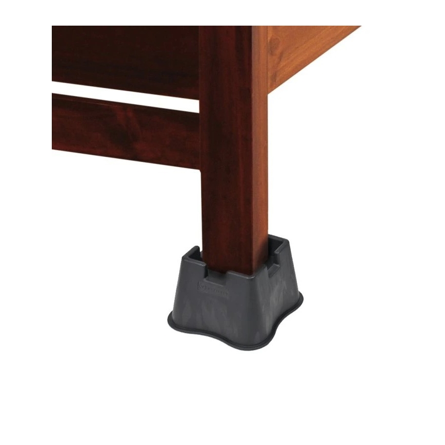 Vitility - 4 darabos, 7 cm-es ágyemelő, fekete