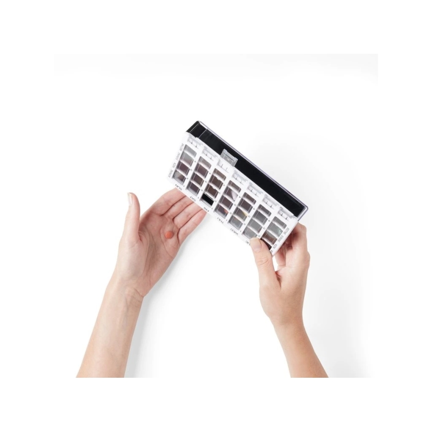 Vitility - Heti gyógyszeradagoló fehér/fekete